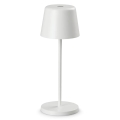 Ideal Lux - LED Dimmerabile touch per esterni lampada da tavolo CUTE LED/2,5W/3,7V 3000 mAh USB 2200-2700K IP65 bianco